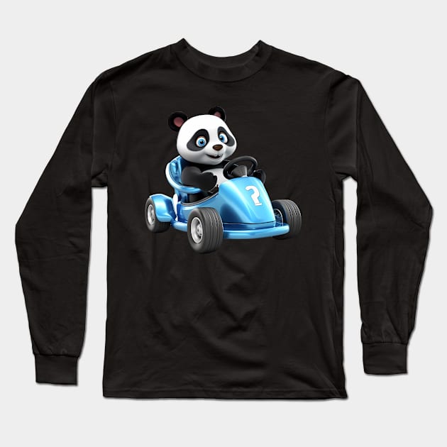 Panda bear Long Sleeve T-Shirt by javierparra